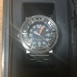 Citizen Diver's Watch — Black Dial with Orange Minute Hand